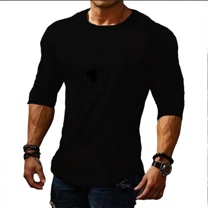 T-shirt à manches longues ajusté pour hommes avec confort de port élastique Chic und Stil
