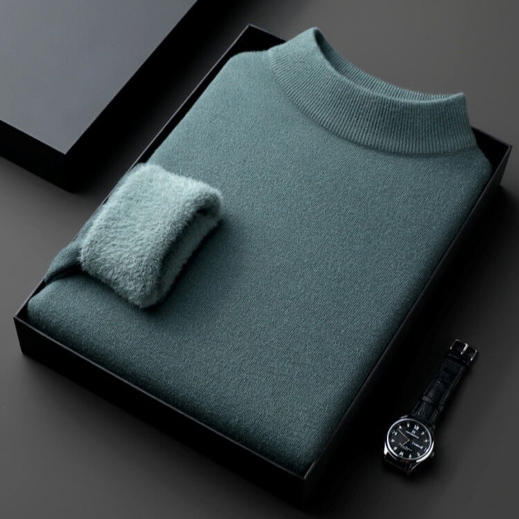 Warm turtleneck pullover for ladies made of high-quality cotton Chic und Stil