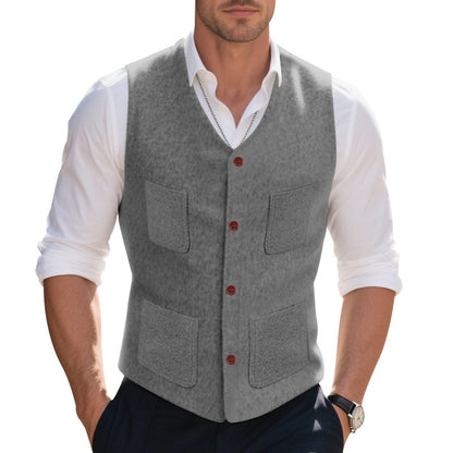 Gilet multifonctionnel pour hommes avec poches pratiques Chic und Stil