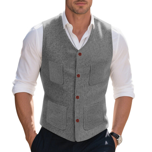Gilet multifonctionnel pour hommes avec poches pratiques Chic und Stil