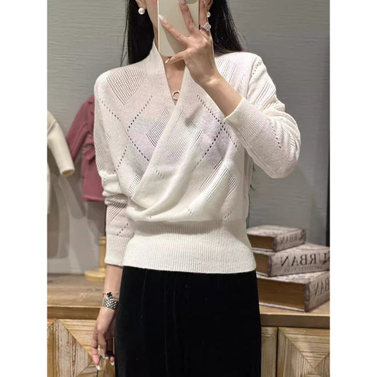 Pull enveloppant léger et confortable pour femmes Chic und Stil