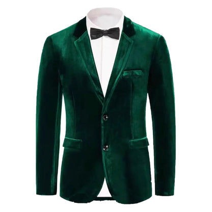 Chic und Stil | Velvet Blazer Men Noble Finesse Luxurious