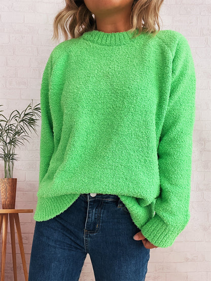 Pull en tricot chauffant pour femmes avec coupe décontractée et design structuré Chic und Stil