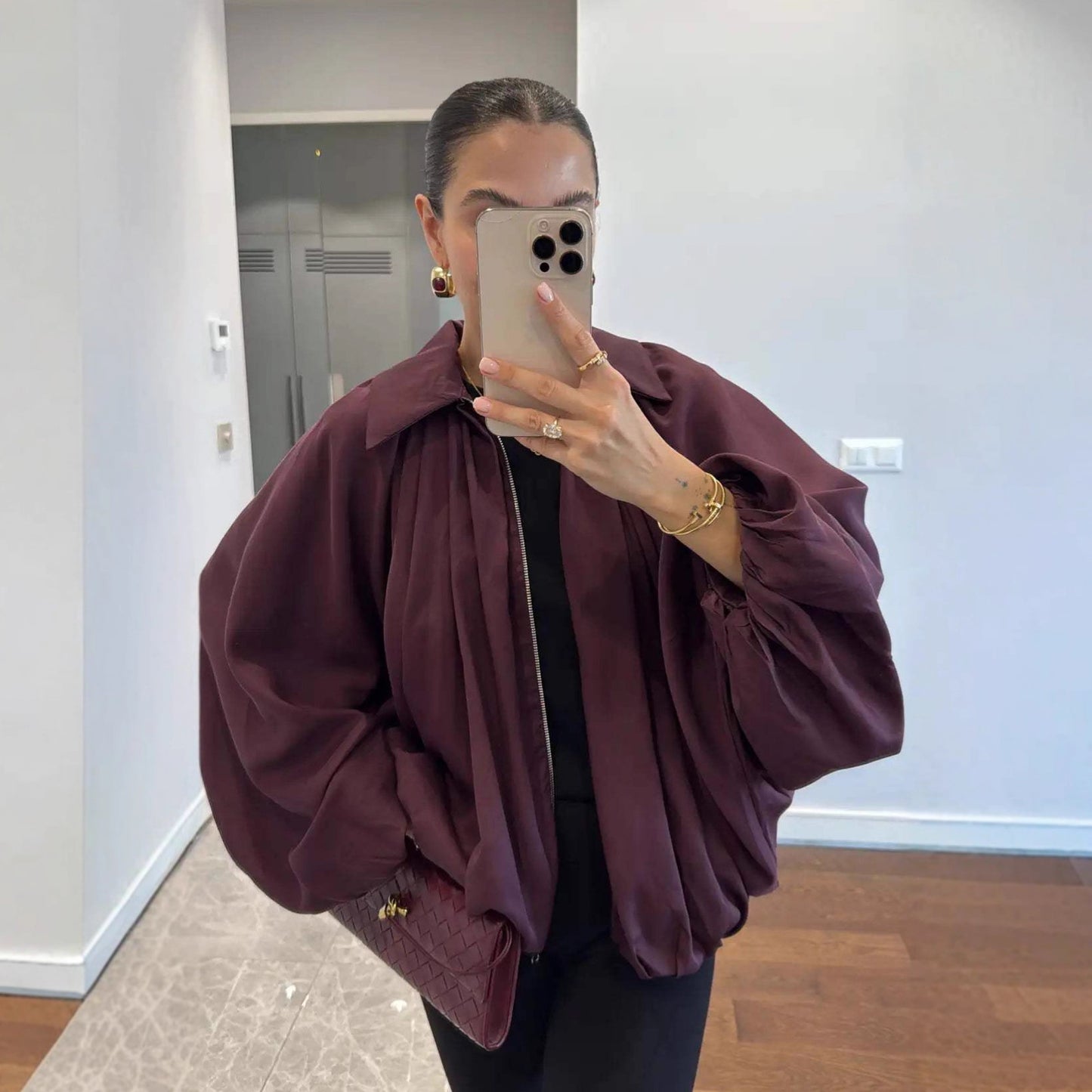 Dames blouson à manches volantes Chic und Stil