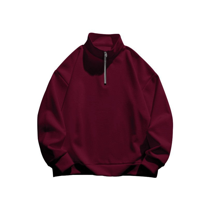 Pull à col montant sportif pour dames avec fermeture éclair Chic und Stil
