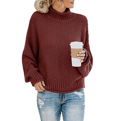 Dames Grand Pull en Tricot Chic und Stil