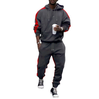 Veste de jogging sportif pour hommes avec éléments latéraux contrastés Chic und Stil