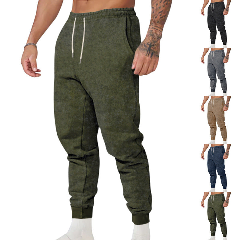 Comfortable sweatpants for men with elastic waist and sporty style Chic and Style