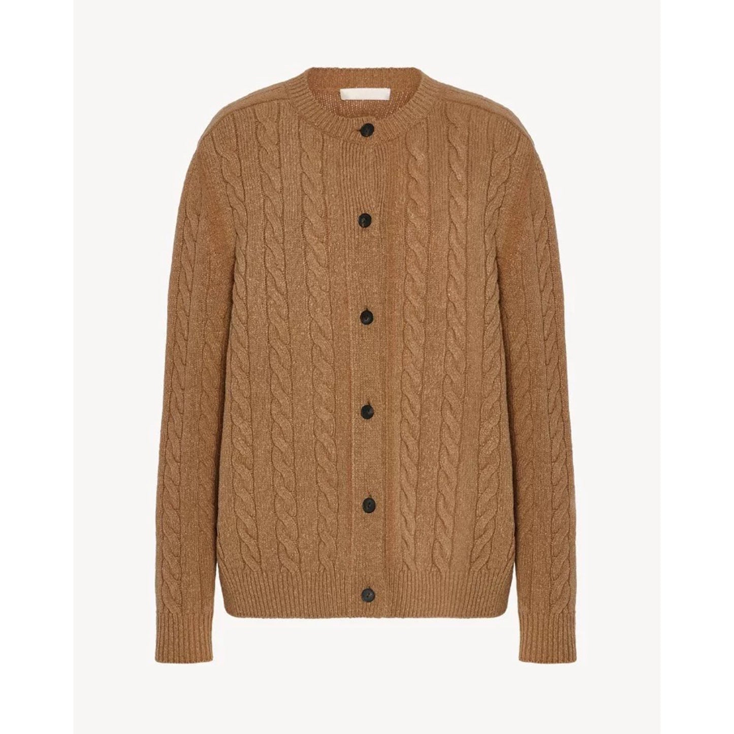 Dames cardigan en grosse maille avec motif de cable décoratif et patte de boutonnage Chic und Stil