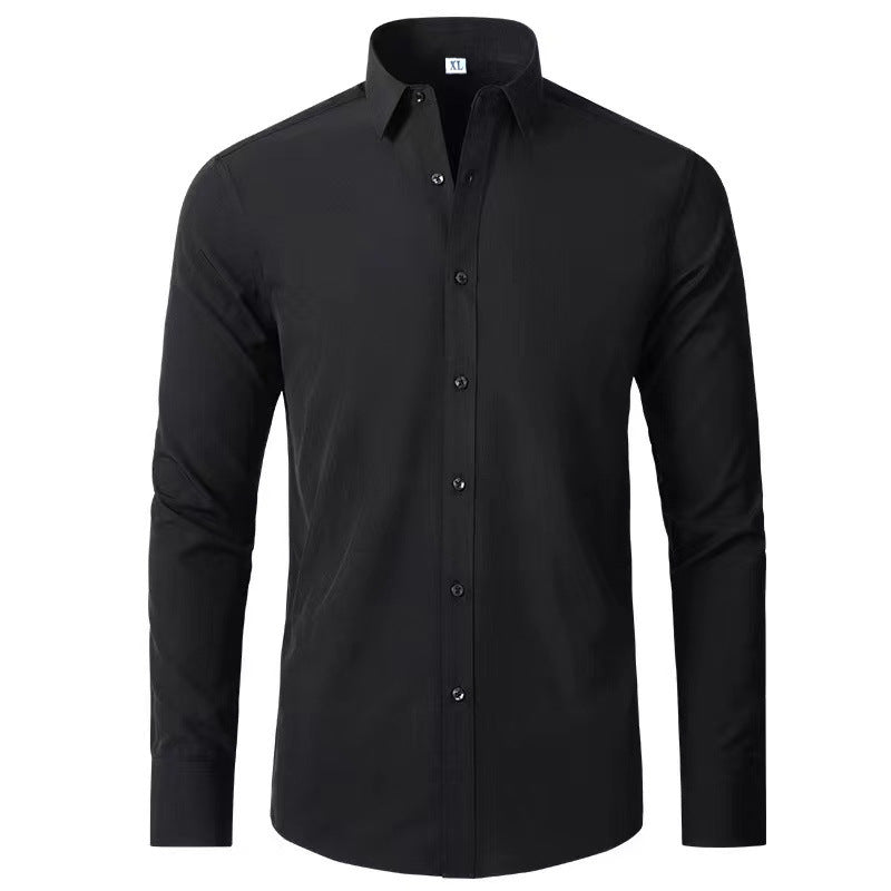 Chemise pour hommes à manches longues avec une coupe élégante et des détails de boutons raffinés Chic und Stil