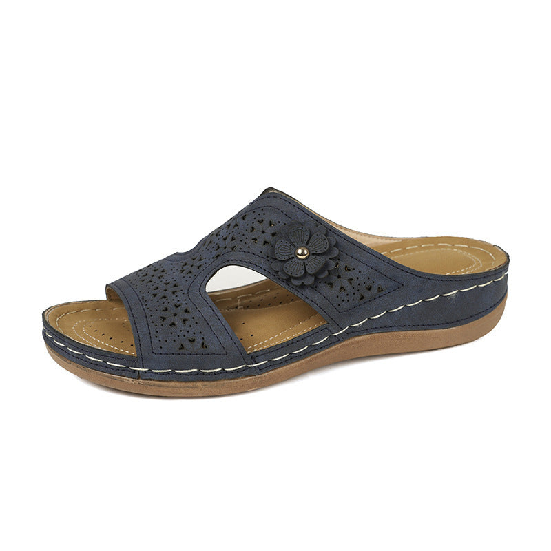 Sandales slides confort pour dames Chic und Stil