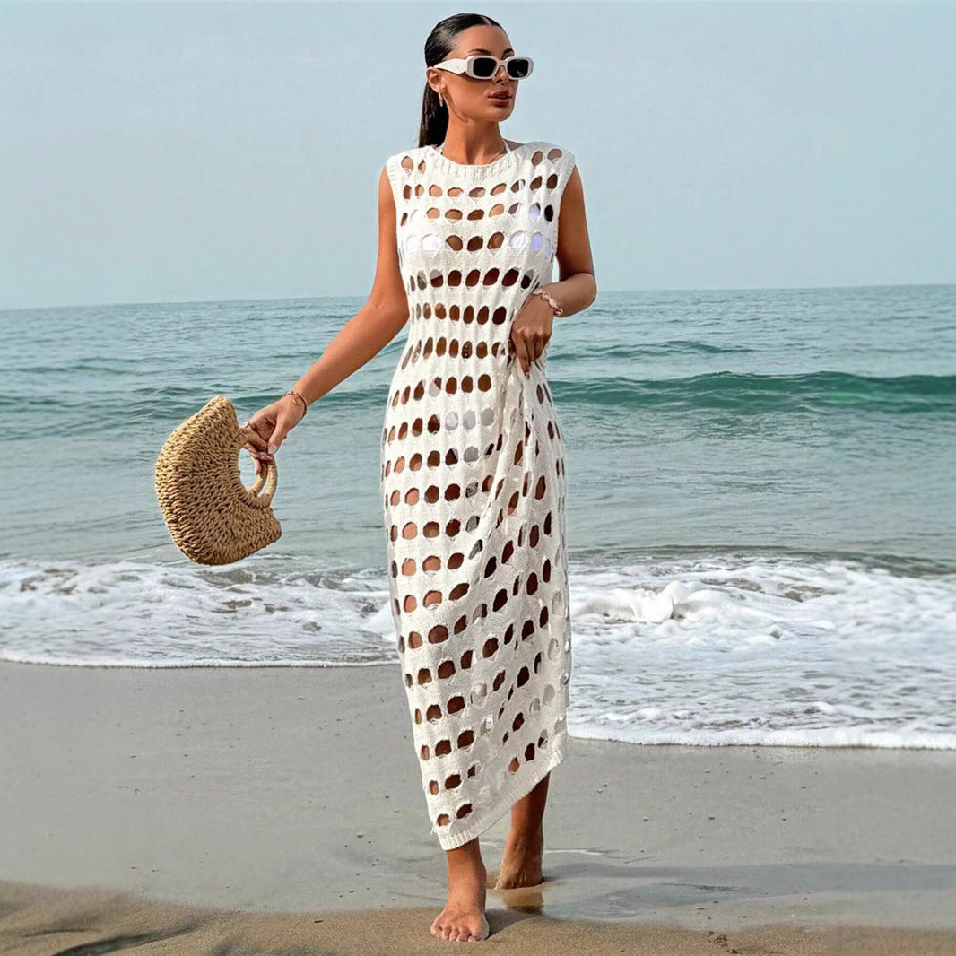 Robe maxi femme avec motif en dentelle délicat Chic und Stil