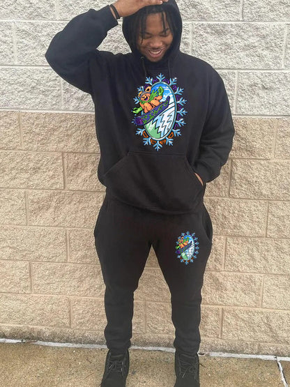 Dame survêtement à capuche avec motif animal tendance Chic und Stil