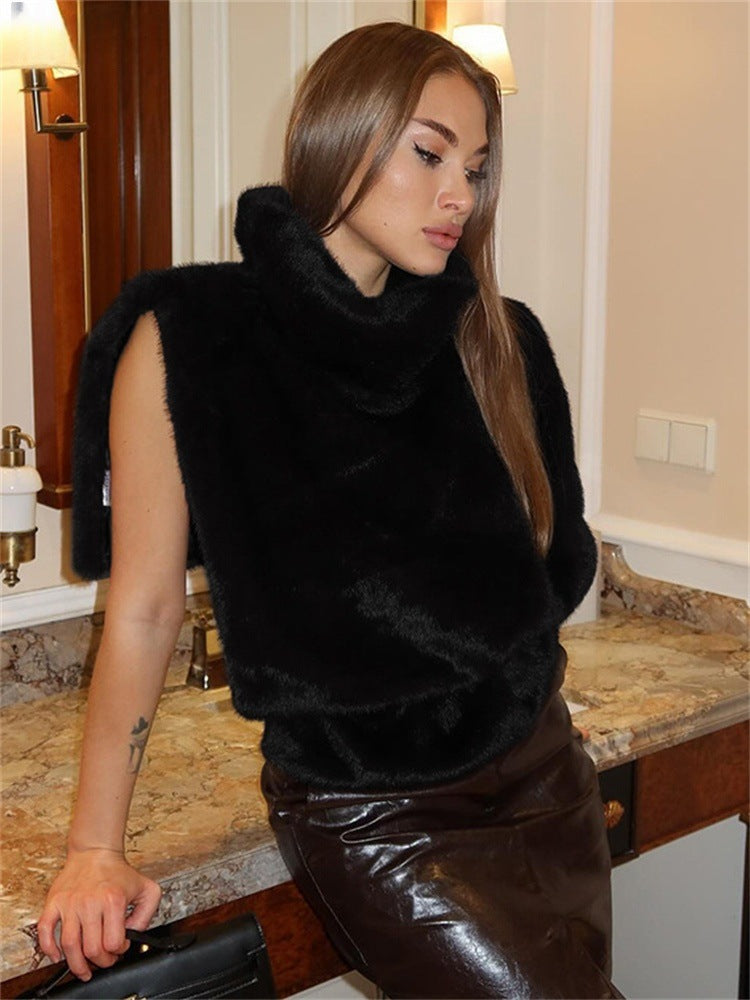 Dames Élégante et douillette Gilet Chic und Stil