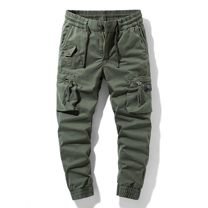 Men's cargo pants with practical side pockets and elastic waistband Chic and Style