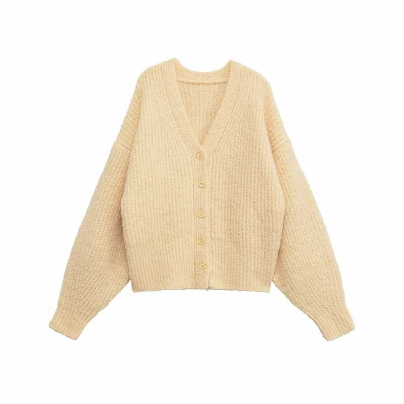 Dames cardigan tricot confortable avec des détails de bouton classiques Chic und Stil