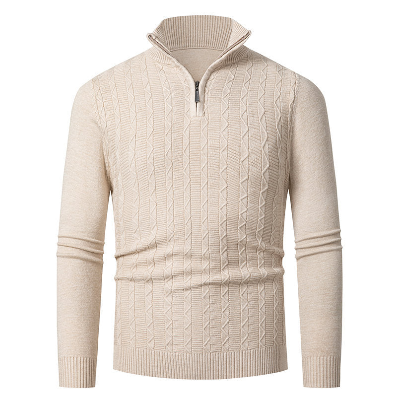 Pull-over en tricot à col haut pour hommes Chic und Stil
