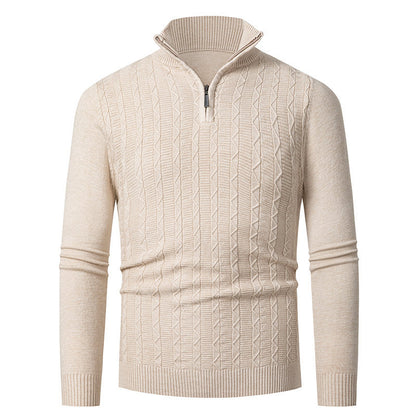Pull-over en tricot à col haut pour hommes Chic und Stil