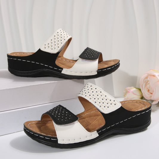 Ladies Stylish Chic and Style Soft Foam Slide Sandals