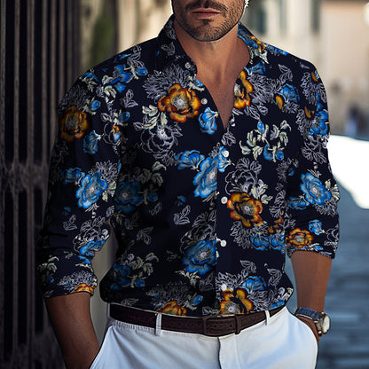 Chemise pour homme avec motif ananas tropical Chic und Stil