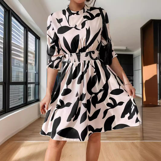 Robe A-ligne taille smock pour femmes Chic und Stil