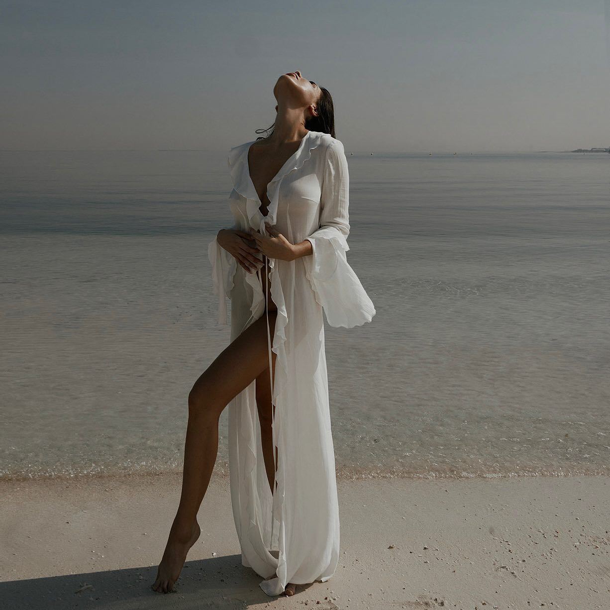 Robe de plage bohème décontractée pour dames Chic und Stil