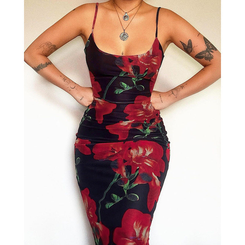 Robe bodycon florale pour femmes Chic und Stil 1751515814