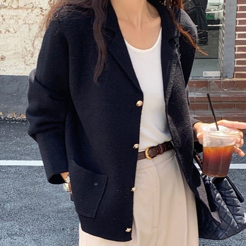 Cardigan élégant pour femme en tissu texturé Chic und Stil