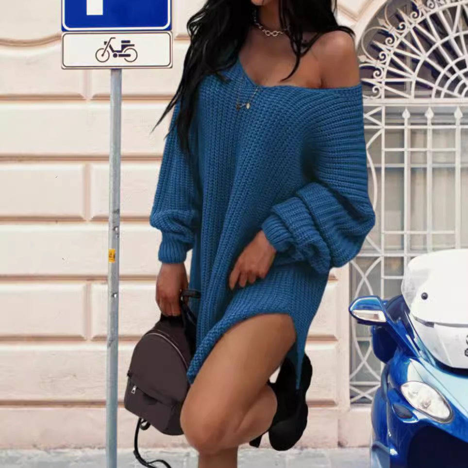 Pull en tricot oversize pour femmes au design décontracté Chic und Stil