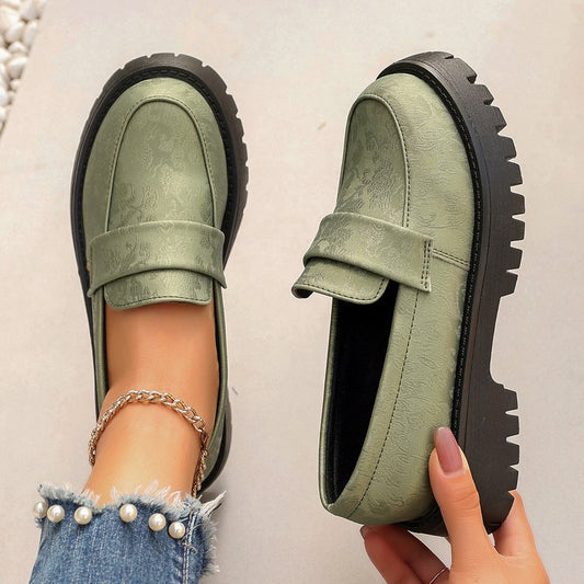 Loafers pour femmes avec profil robuste et design élégant Chic und Stil