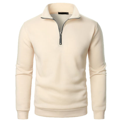 Men's pullover with short zipper Chic and Style