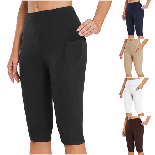 Pantalon Capri sportif pour femmes avec poches latérales pratiques Chic und Stil