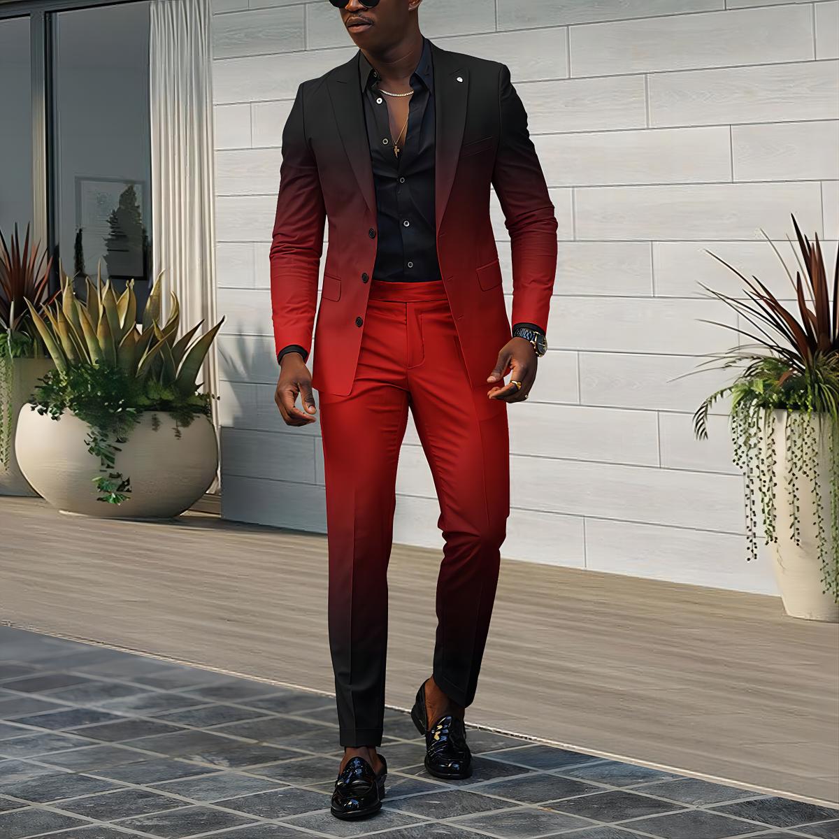 Costume homme élégant dégradé Chic und Stil