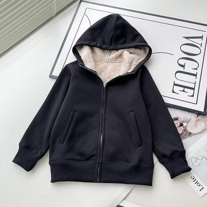 Veste à capuche chaude et confortable pour femmes avec doublure en polaire Chic & Stil