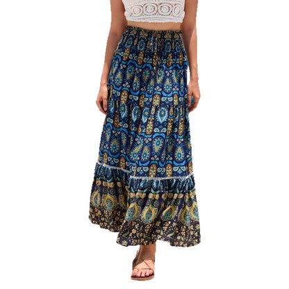 Roc Chic und Stil maxi jupe boho femme