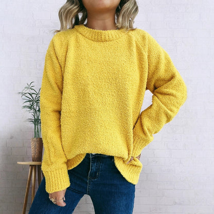 Pull en tricot chauffant pour femmes avec coupe décontractée et design structuré Chic und Stil