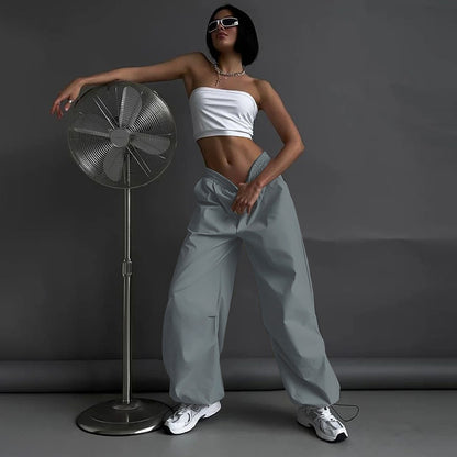 Ladies Chic and Stylish Light Cargo Pants