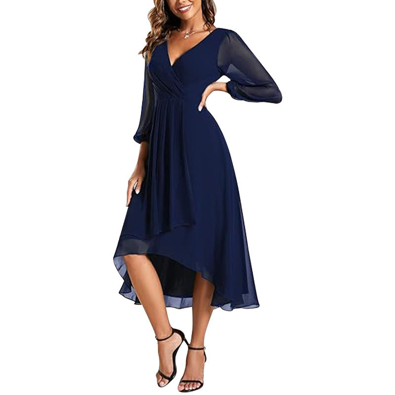 Robe chiffon femme Haute-Basse Chic und Stil