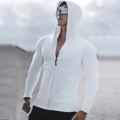 Functional jacket for men with protective hood and sporty design Chic and Style