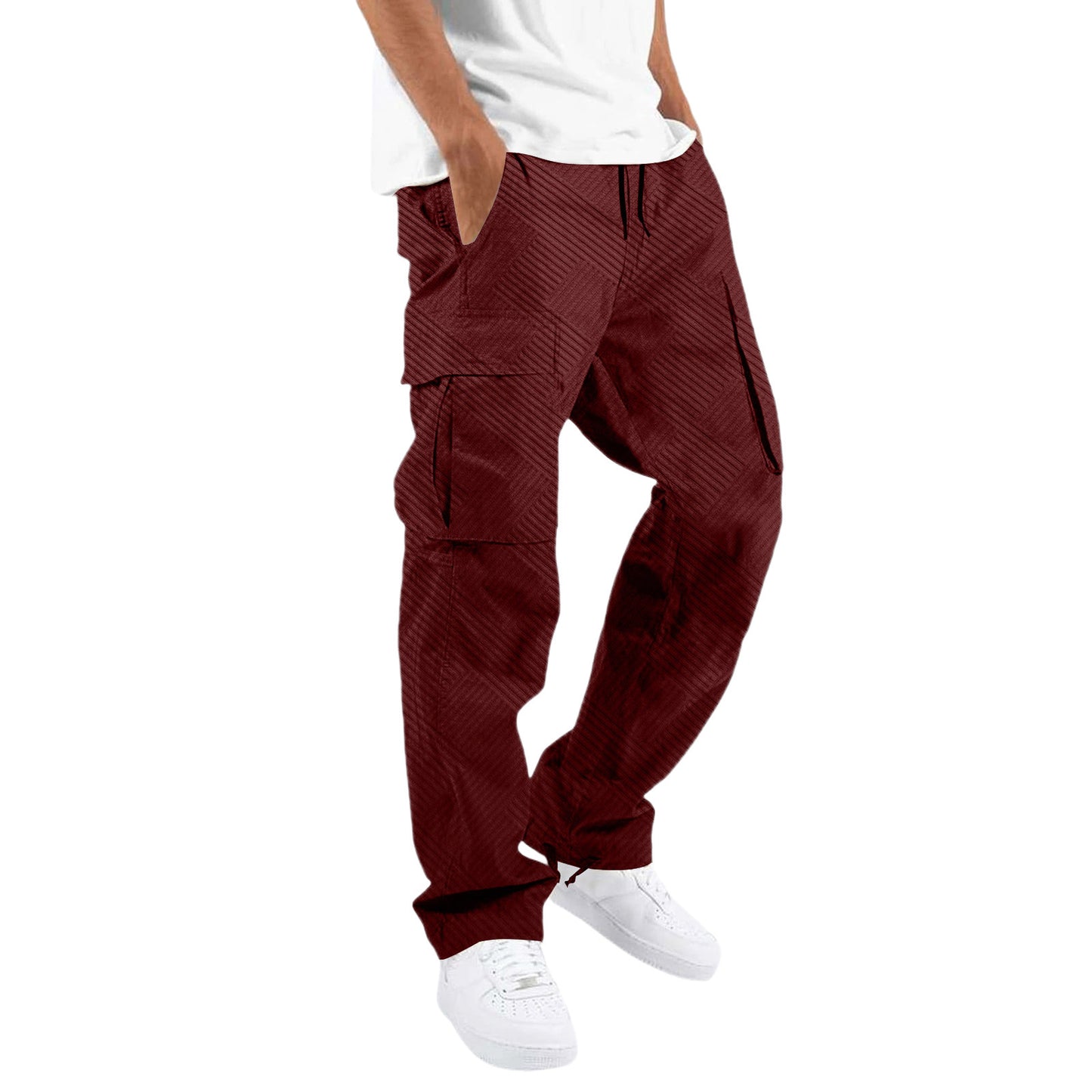 Elegant cargo pants for men with ergonomic cut and practical side pockets Chic and Style