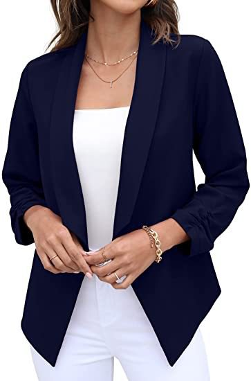 Blazer ouvert décontracté pour femmes Chic und Stil