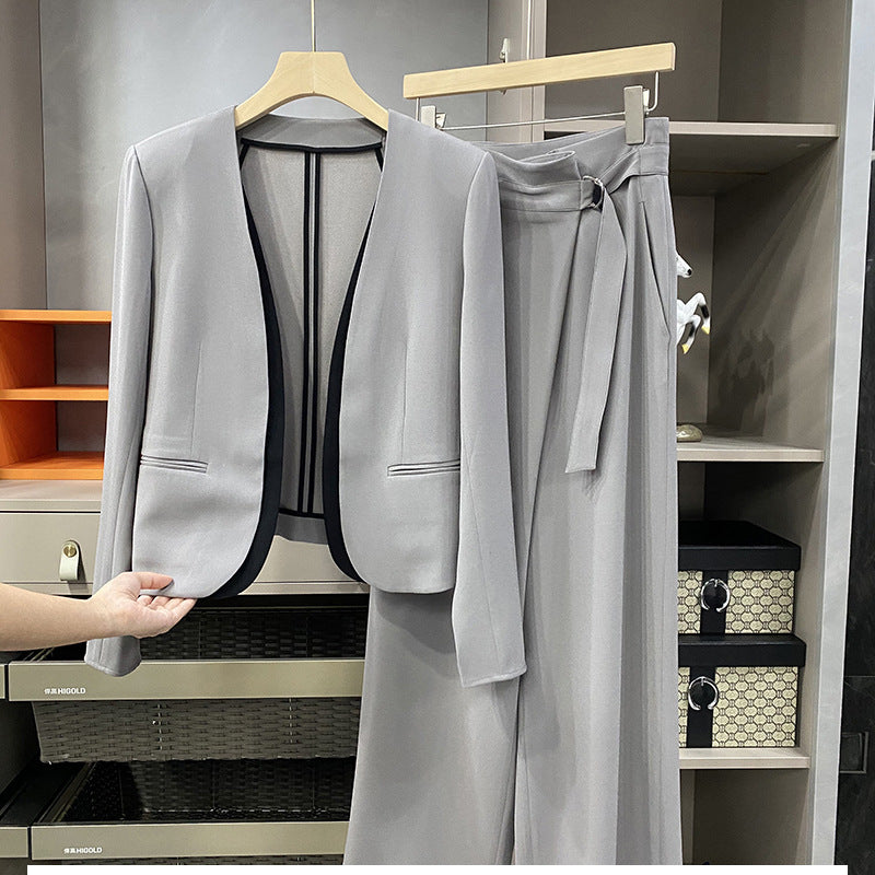 Tailored blazer set for women and wide-leg pants Chic and Style