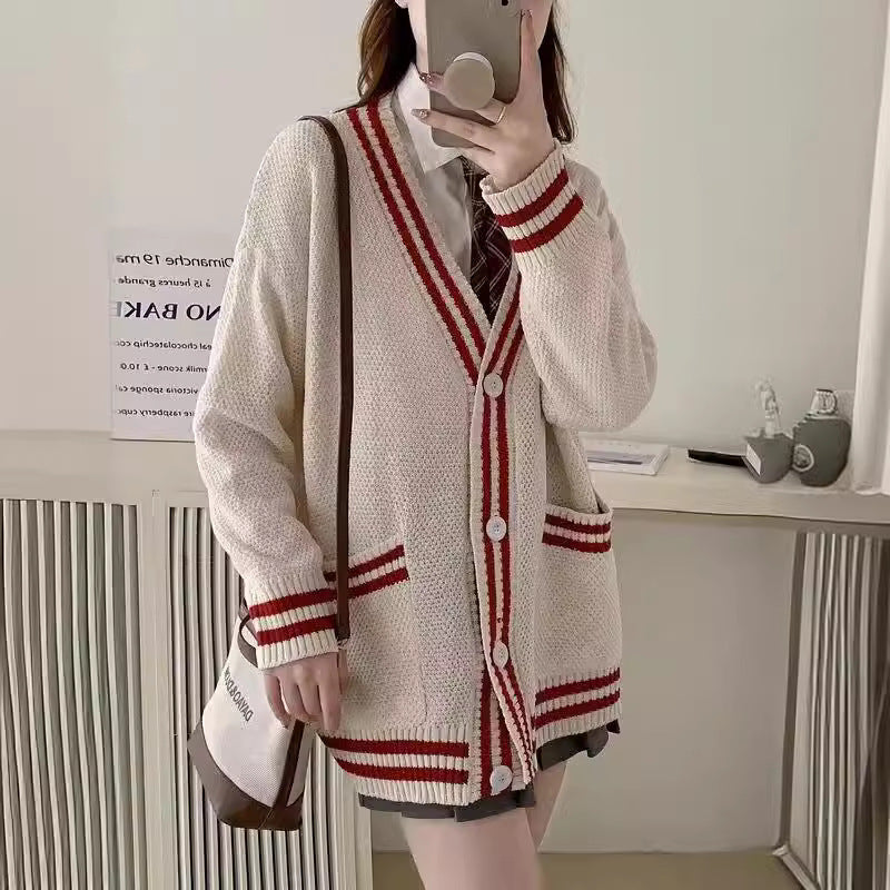 Dames cardigan en tricot décontracté Chic und Stil