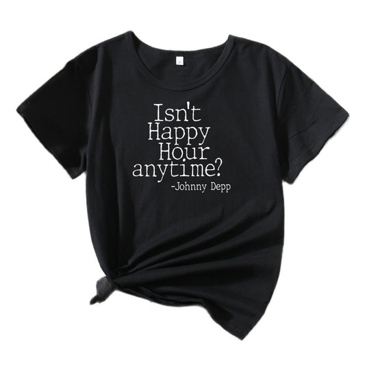 T-shirt graphique citation comédie femmes Chic und Stil