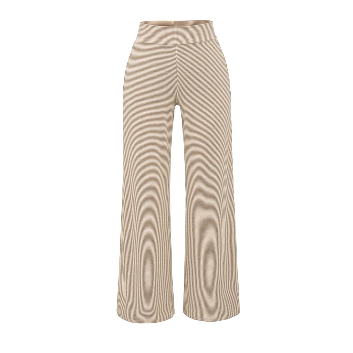 Wide jersey pants for women with high waist Chic and Style