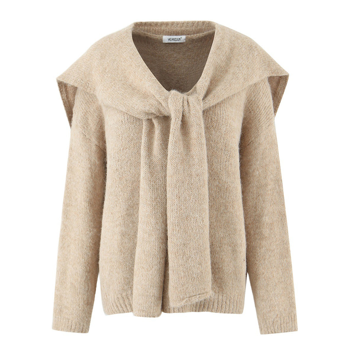 Pull en maille tendance pour femmes avec col large et coupe décontractée Chic und Stil