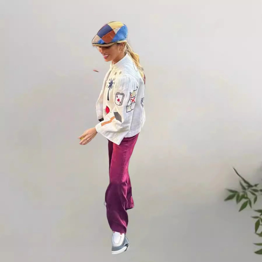 Dame Blazer Oversize Moderne Chic und Stil