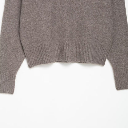 Pull élégant pour dames en V avec un col en laine fine Chic und Stil
