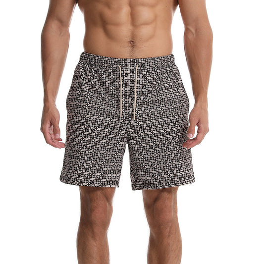 Shorts de bain pour hommes avec ceinture élastique et doublure intérieure confortable Chic und Stil
