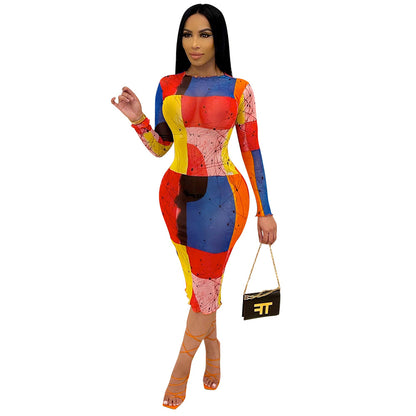 Robe bodycon à manches longues Chic und Stil